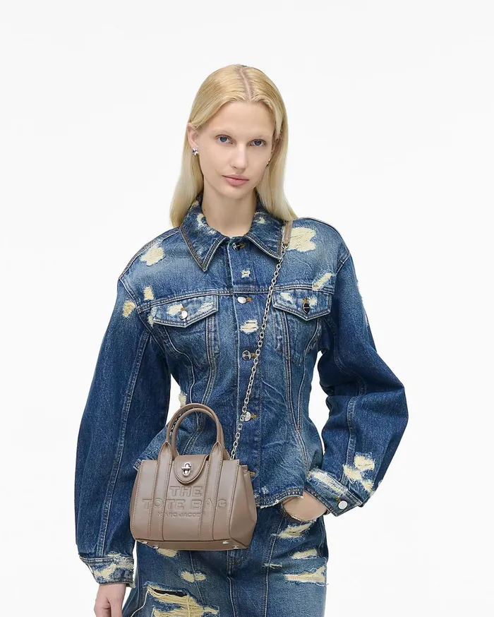 Marc Jacobs Top Handle Bags The Turnlock Crossbody Tote Bag Cement 8211 Women