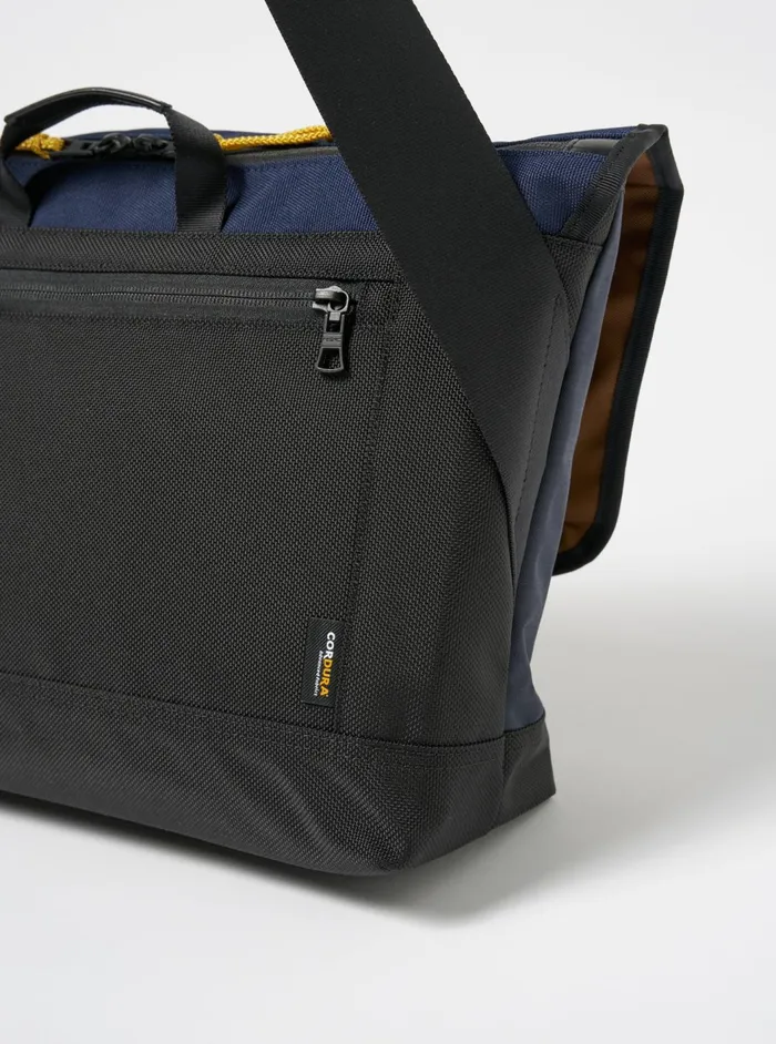 Masterpiece X Courier Bag In Navy Recycled Tech Canva Men Universal Works Bags