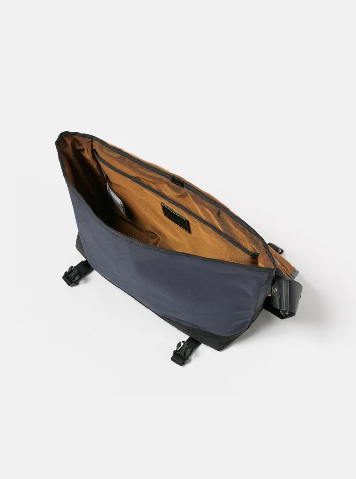 Masterpiece X Courier Bag In Navy Recycled Tech Canva Men Universal Works Bags