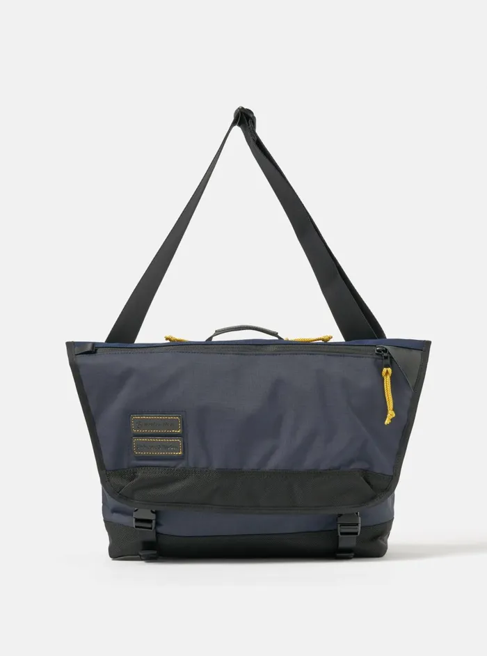 Masterpiece X Courier Bag In Navy Recycled Tech Canva Men Universal Works Bags