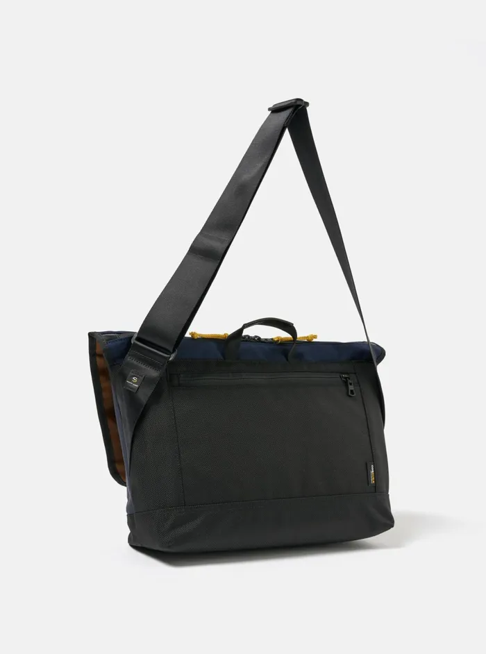 Masterpiece X Courier Bag In Navy Recycled Tech Canva Men Universal Works Bags