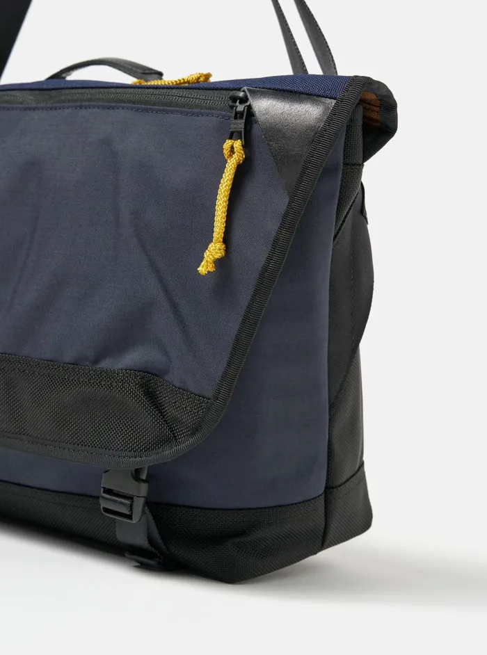 Masterpiece X Courier Bag In Navy Recycled Tech Canva Men Universal Works Bags