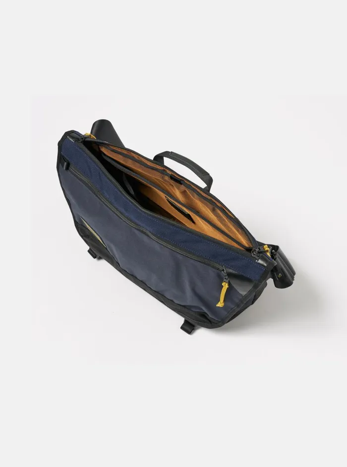 Masterpiece X Courier Bag In Navy Recycled Tech Canva Men Universal Works Bags
