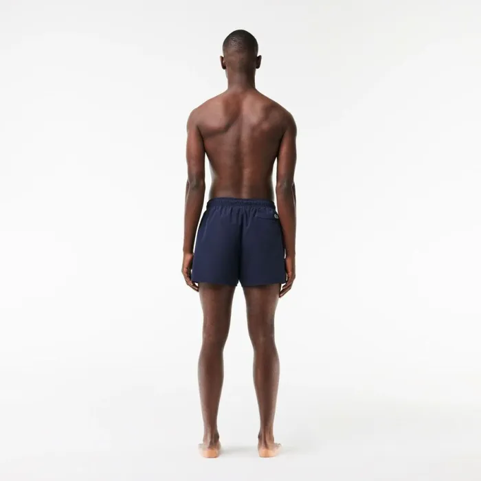 Matching Sets Men Lacoste Men039s Croc Print Swim Trunks Navy Blue 166