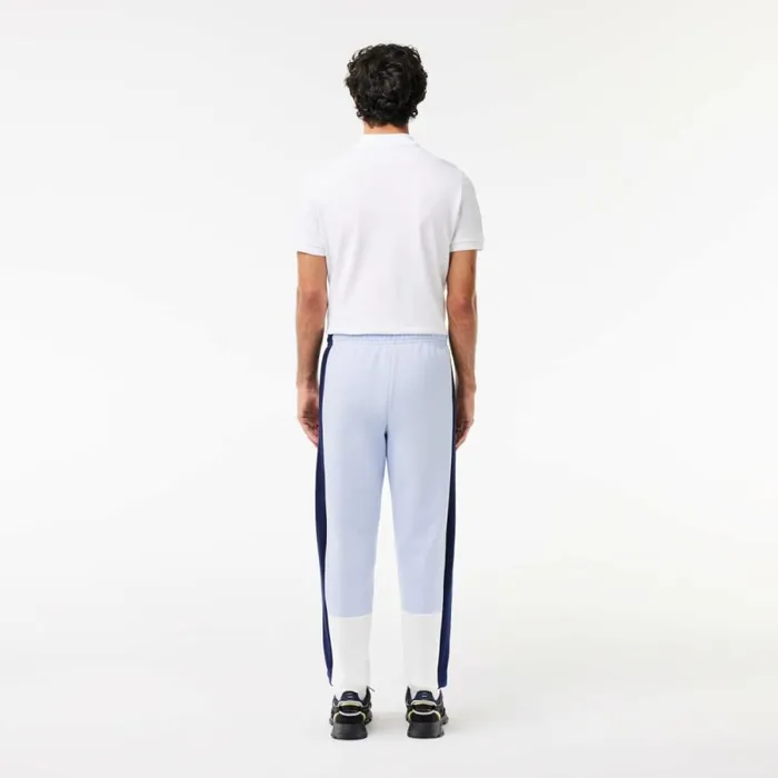Matching Sets Men Lacoste Men039s Regular Fit Colorblock Joggers Light Blue Navy Blue White Ihi
