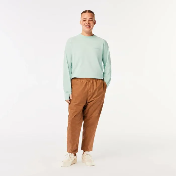 Matching Sets Men Lacoste Mens Monogram Print Joggers Light Brown Lfa