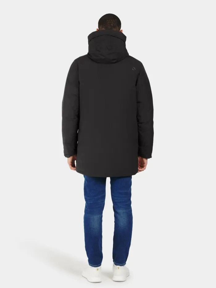 Men Akilles Parka Black Didriksons Autumn Jackets