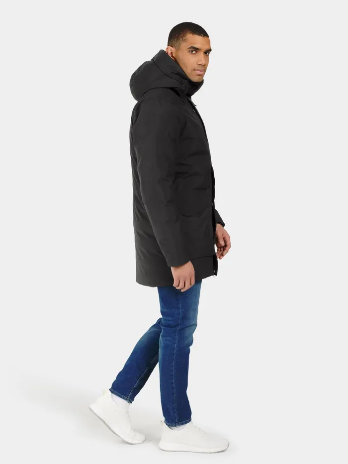 Men Akilles Parka Black Didriksons Autumn Jackets