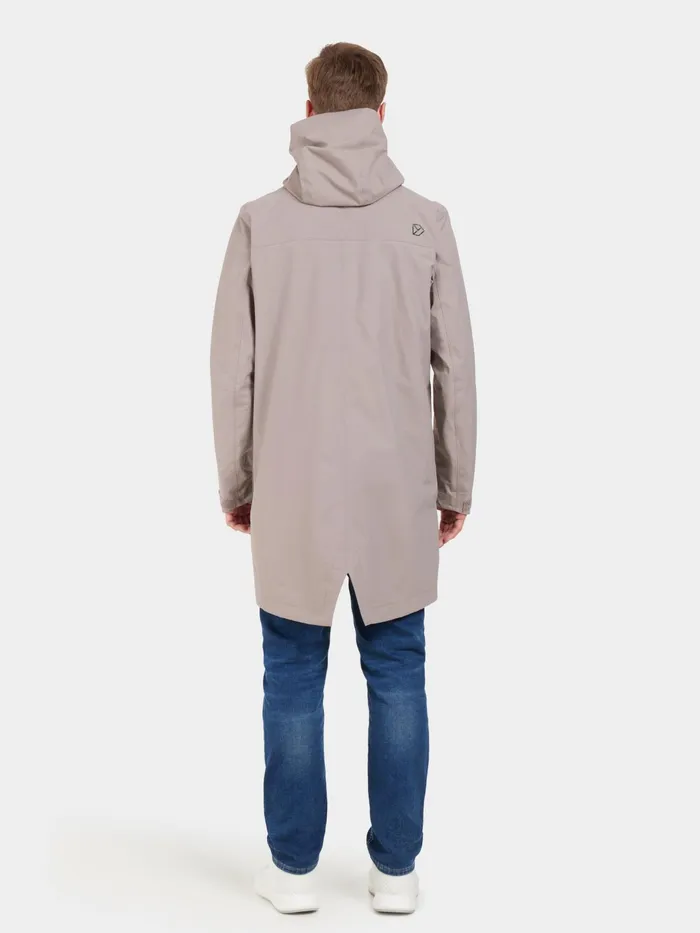 Men Andreas Parka Ash Brown Didriksons Spring Jackets