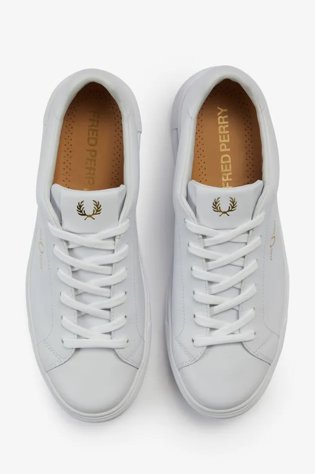 Men B71 White Fred Perry Shoes