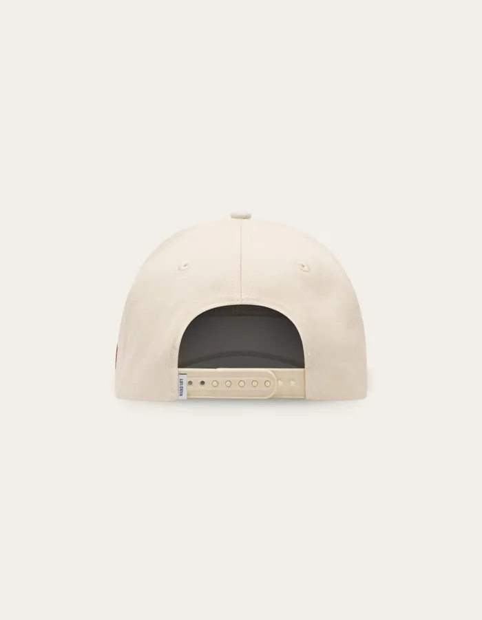 Men Baseball Cap Suede II 8211 IvoryDark Navy Les Deux CapsHats
