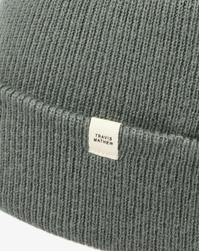 Men Beanies TravisMathew CLOUD BEANIE Dark Olive