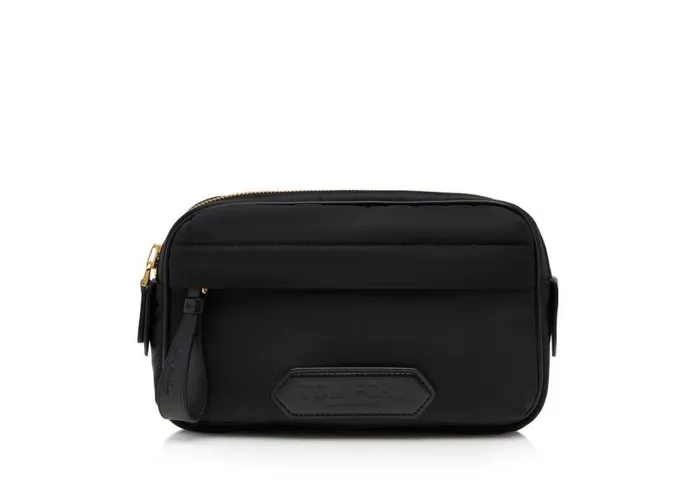 Men Belt Bags Tom Ford Recycled Nylon Belt Bag Black