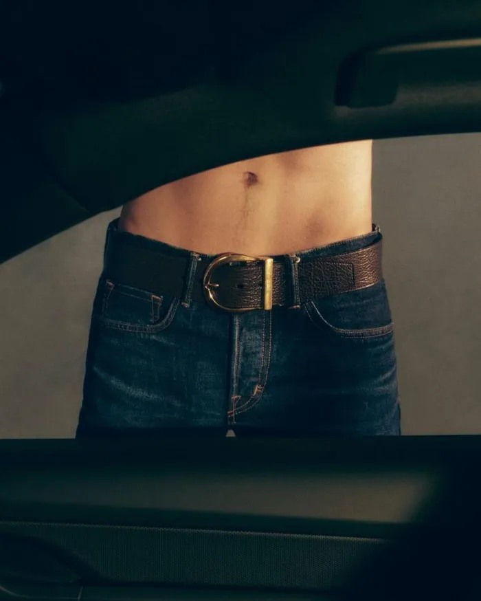 Men Belts Tom Ford Grain Leather Western Jeans Belt Men Belts Tom Ford Grain Leather Western Jeans Belt
