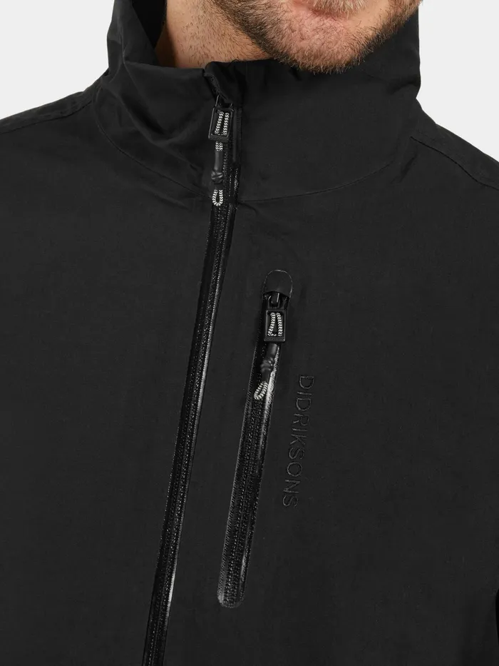 Men Black Didriksons Outdoor Jackets