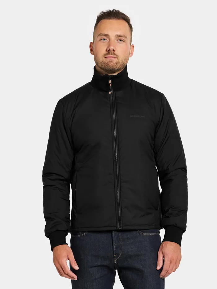 Men Black Didriksons Puffer Jackets