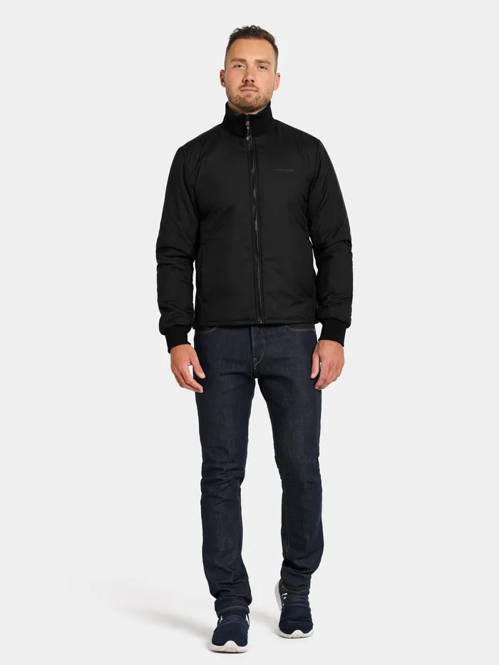 Men Black Didriksons Puffer Jackets