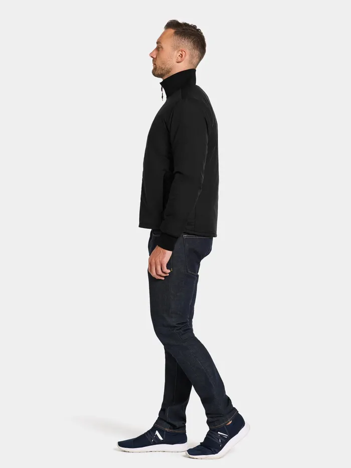 Men Black Didriksons Puffer Jackets