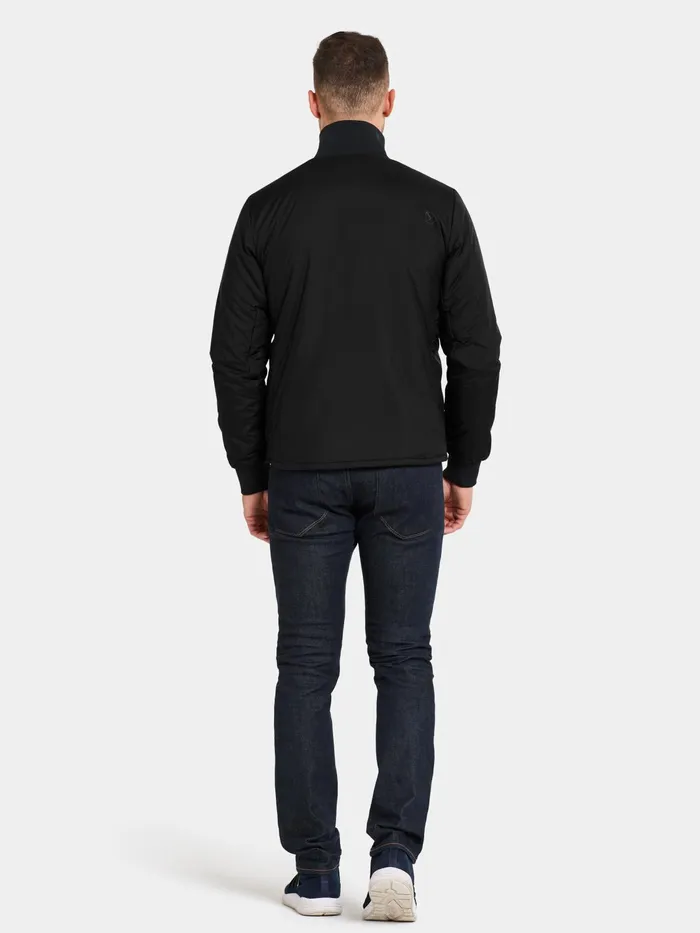 Men Black Didriksons Puffer Jackets