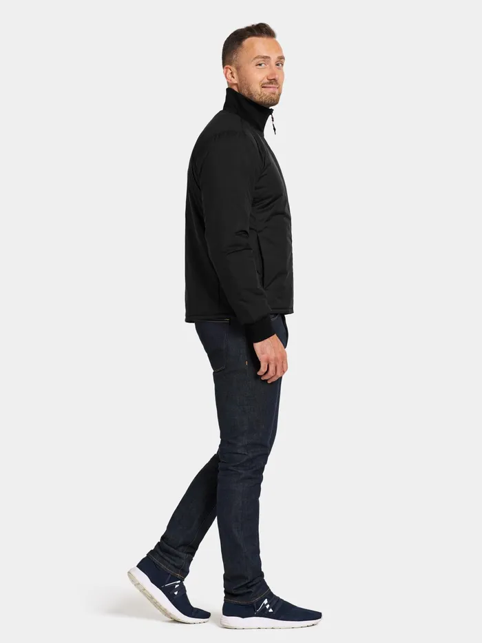 Men Black Didriksons Puffer Jackets