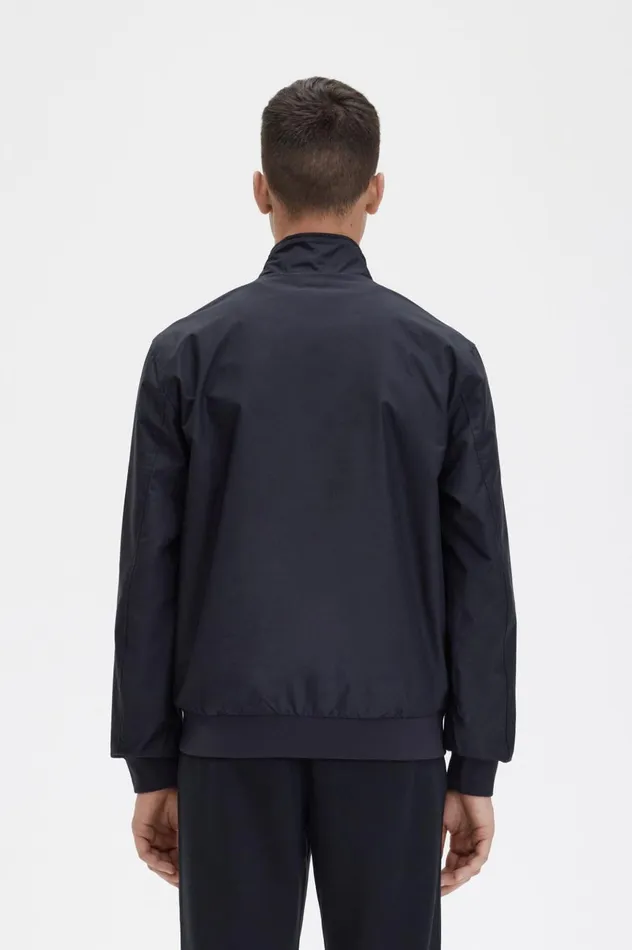 Men Brentham Jacket Black Fred Perry Coats and Jackets