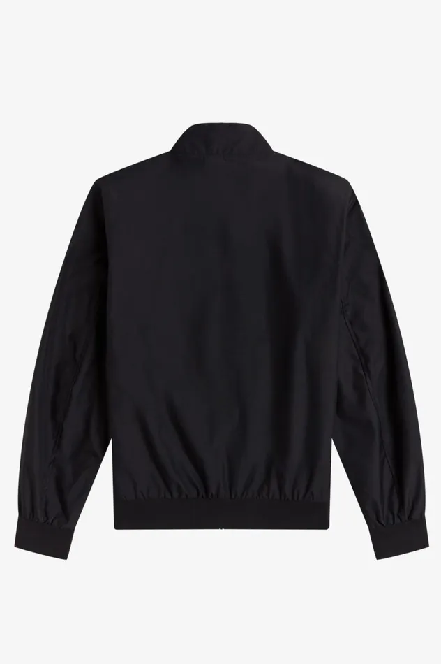 Men Brentham Jacket Black Fred Perry Coats and Jackets