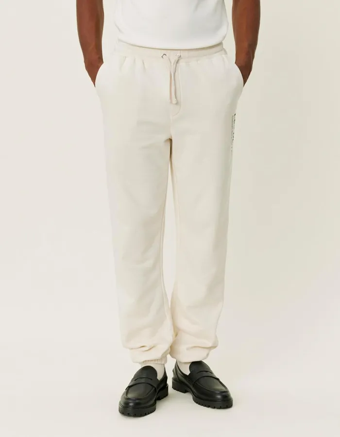 Men Brody Sweatpants 20 8211 IvoryVintage Green Les Deux Pants