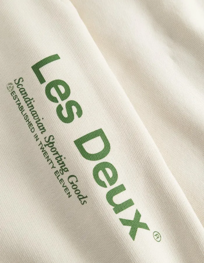 Men Brody Sweatpants 20 8211 IvoryVintage Green Les Deux Pants
