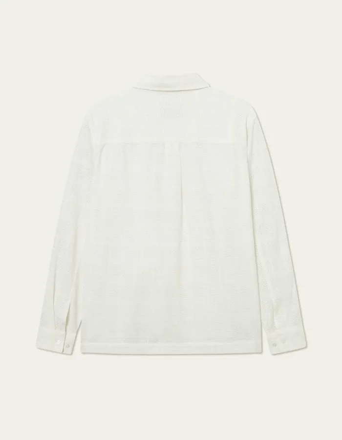 Men Charlie LS Shirt 8211 Light Ivory Les Deux ShirtsOvershirts