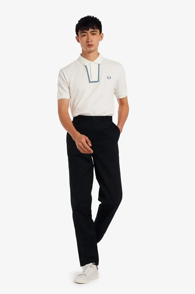 Men Classic Trousers Navy Fred Perry Trousers