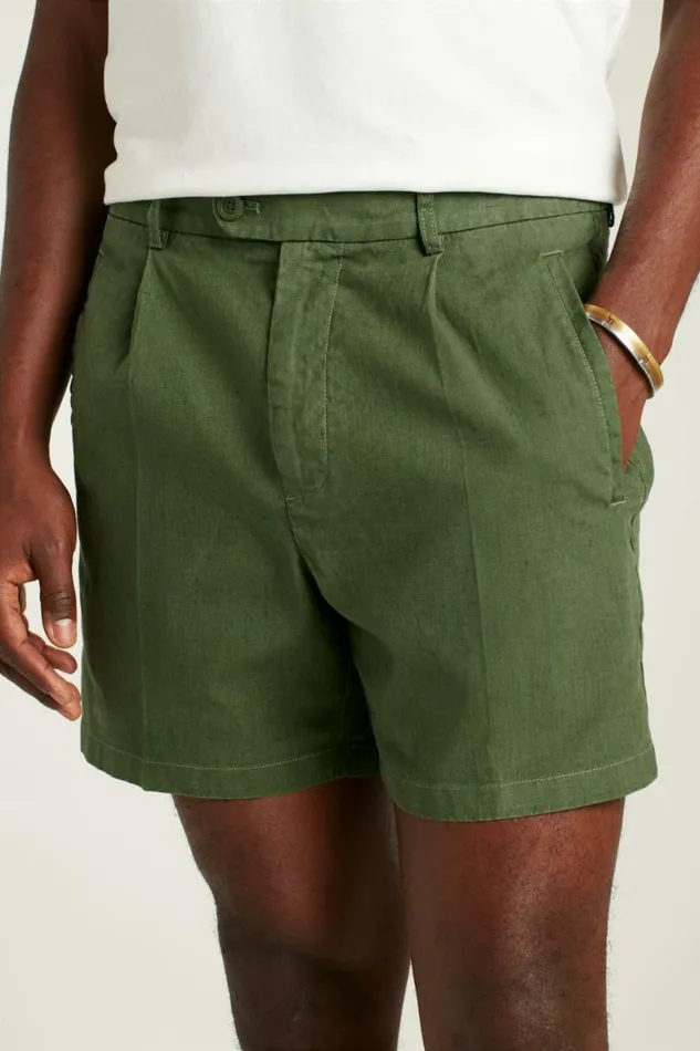 Men Coastal Linen Short Green Juice Bonobos Casual Shorts