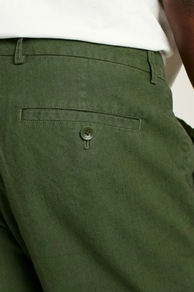 Men Coastal Linen Short Green Juice Bonobos Casual Shorts
