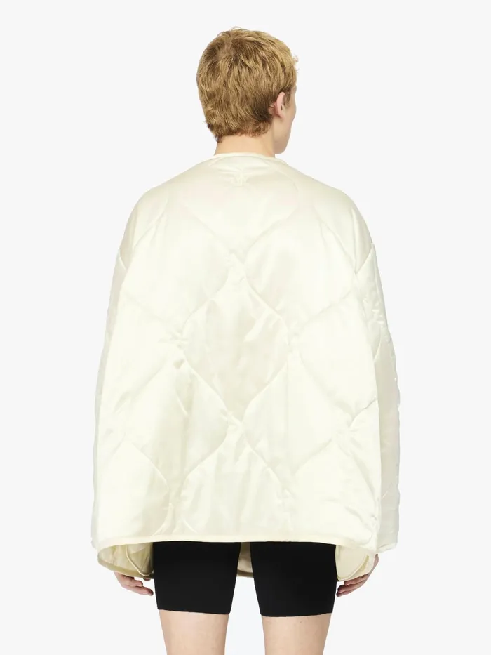 Men Coats and Jackets JW Anderson OVERSIZED QUILTED JACKET Ivory Men Coats and Jackets JW Anderson OVERSIZED QUILTED JACKET Ivory