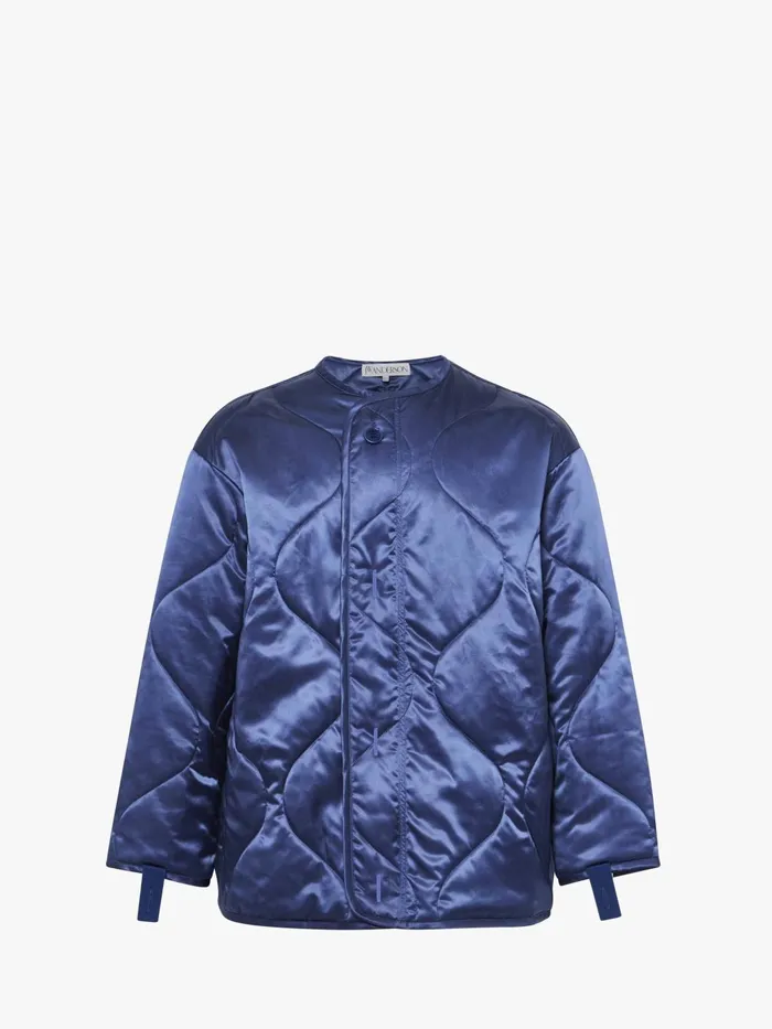 Men Coats and Jackets JW Anderson OVERSIZED QUILTED JACKET Light Indigo