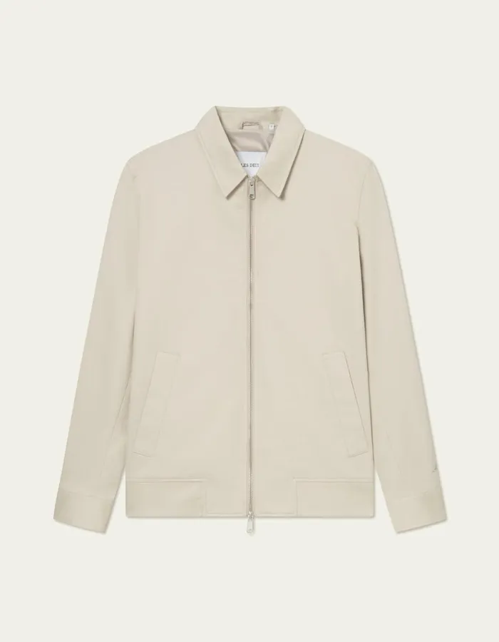 Men Como Cotton Coach Jacket 8211 Light Sand Les Deux JacketsCoats