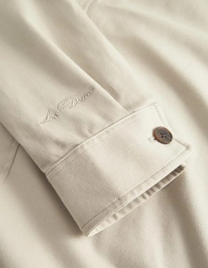 Men Como Cotton Coach Jacket 8211 Light Sand Les Deux JacketsCoats