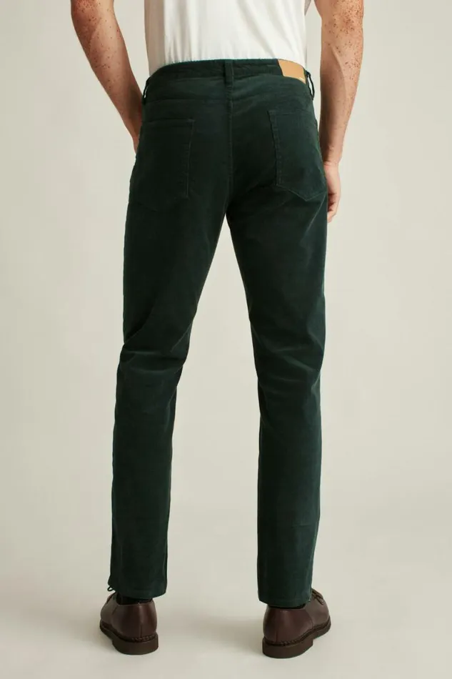 Men Corduroy 5Pocket Pants Pine Green Bonobos 5pochet Pants