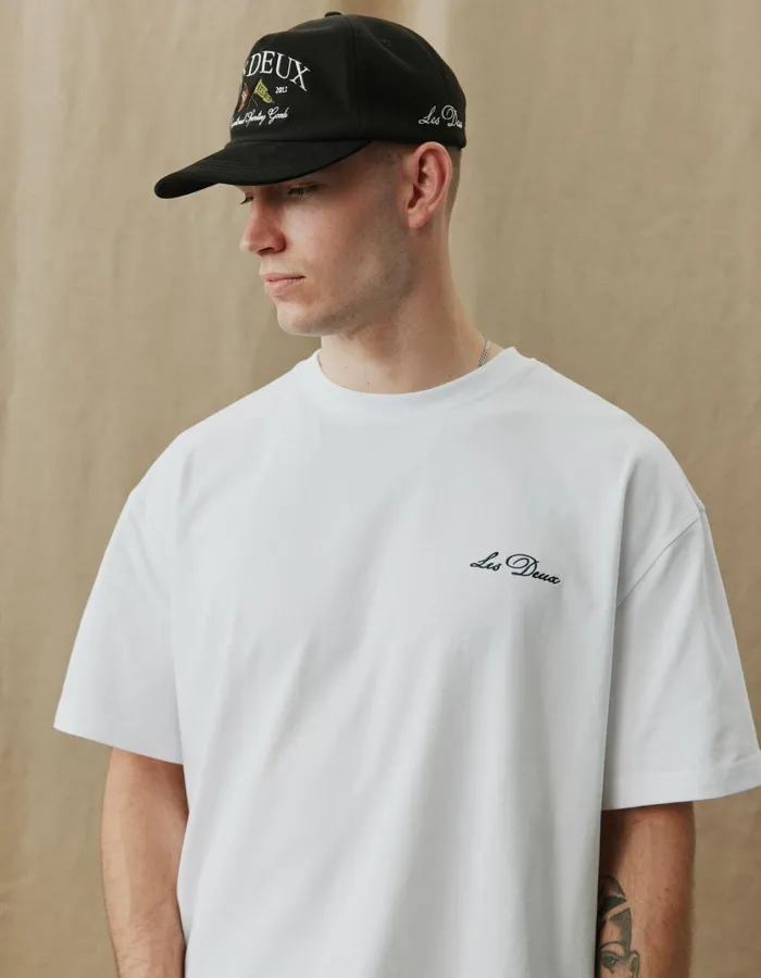 Men Crew TShirt 8211 WhiteBlack Les Deux Tshirts