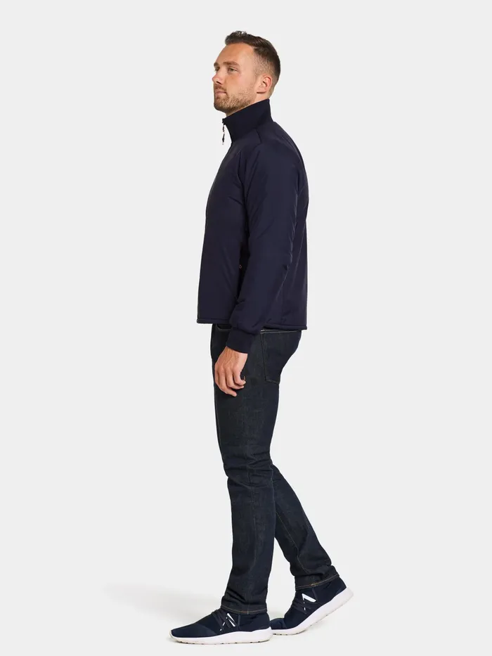 Men Dark Night Blue Didriksons Spring Jackets