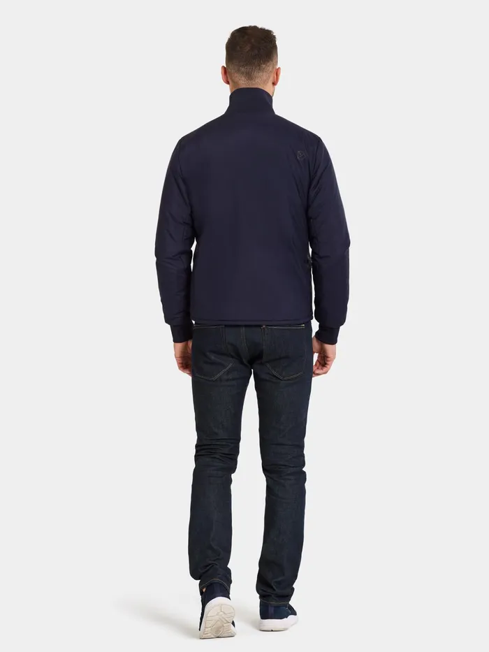 Men Dark Night Blue Didriksons Spring Jackets