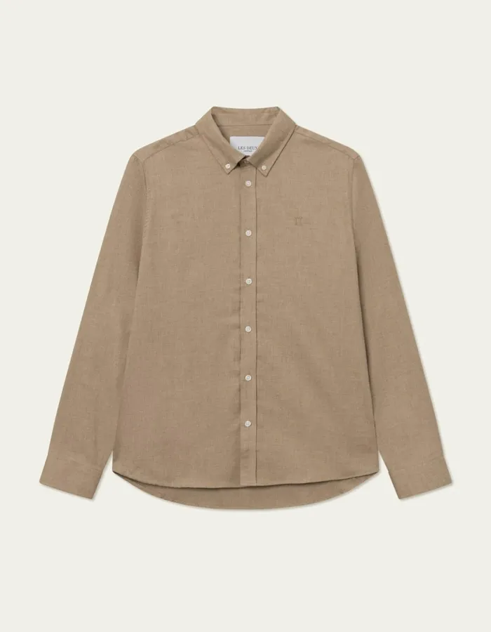 Men Desert Reg Shirt 8211 Light Desert Sand Melange Les Deux ShirtsOvershirts