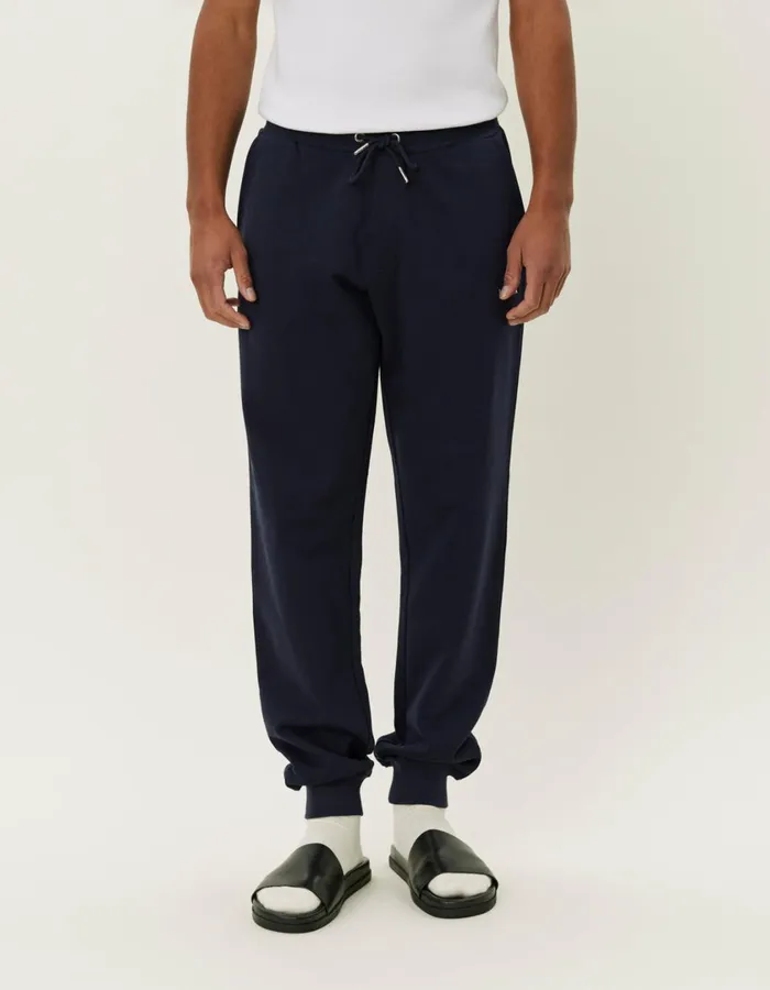 Men Dexter Sweatpants 8211 Dark Navy Les Deux Pants