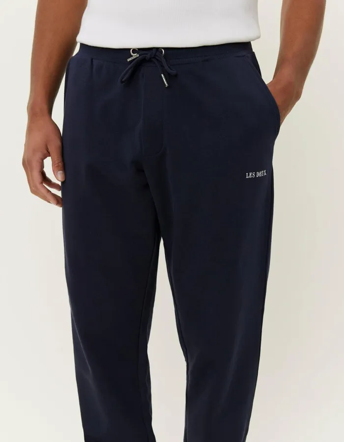 Men Dexter Sweatpants 8211 Dark Navy Les Deux Pants
