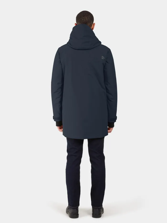 Men Drew Parka Dark Night Blue Didriksons Autumn Jackets