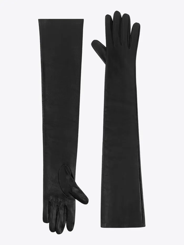 Men Dries Van Noten Gloves Long Leather Gloves Men Dries Van Noten Gloves Long Leather Gloves