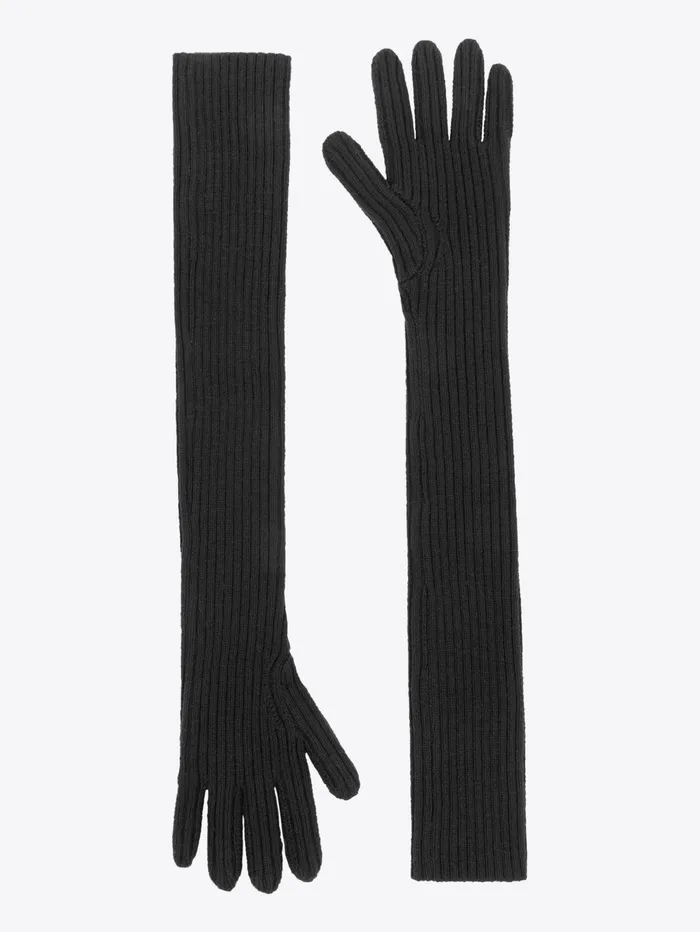 Men Dries Van Noten Gloves Long Wool Gloves Men Dries Van Noten Gloves Long Wool Gloves