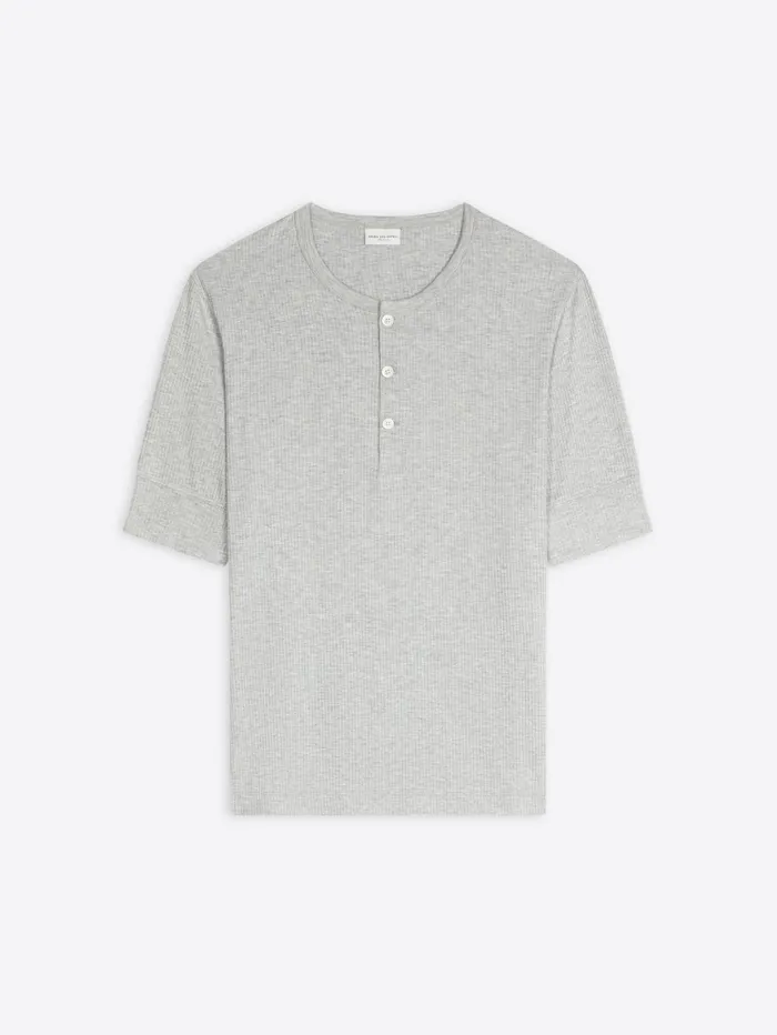 Men Dries Van Noten Tshirts and Sweatshirts Buttoned Tee