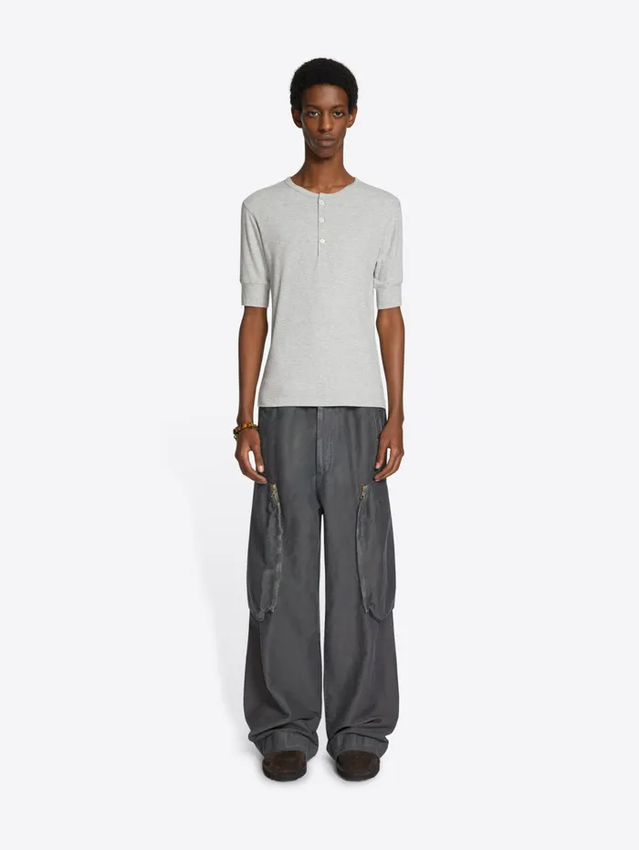 Men Dries Van Noten Tshirts and Sweatshirts Buttoned Tee