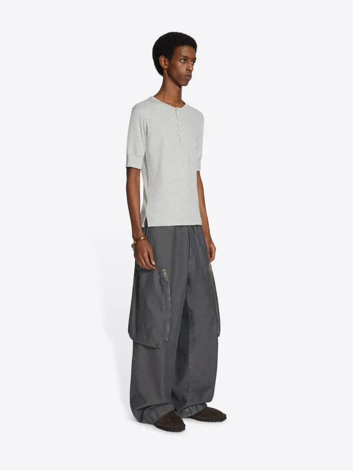 Men Dries Van Noten Tshirts and Sweatshirts Buttoned Tee