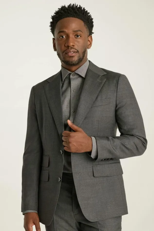 Men Empire Super 150s Blazer Grey Glen Plaid Bonobos Blazers and Sport Coats